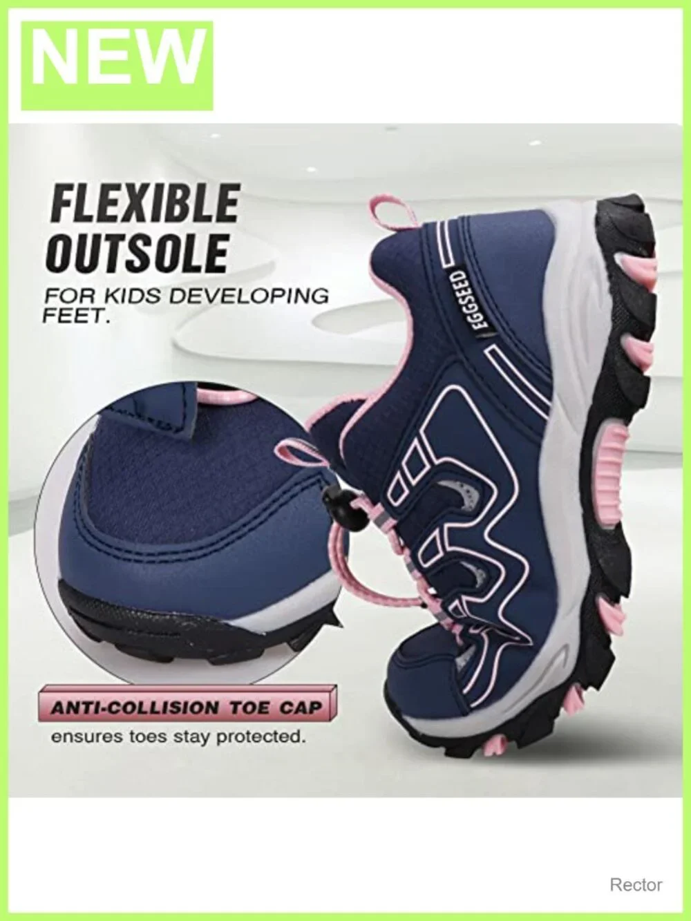Boys Sneakers Waterproof Athletic Outdoor Shoes Slip Resistant